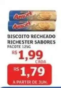 Assaí Atacadista Biscoito Recheado Richester Sabores oferta
