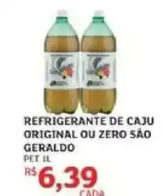 Assaí Atacadista Refrigerante de Caju Original ou Zero São Geraldo oferta