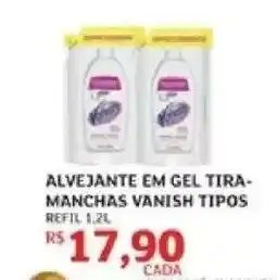 Assaí Atacadista ALVEJANTE EM GEL TIRA-MANCHAS VANISH TIPOS oferta
