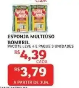 Assaí Atacadista ESPONJA MULTIÚSO BOMBRIL oferta