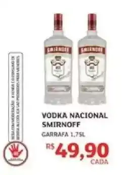 Assaí Atacadista Vodka Nacional Smirnoff oferta