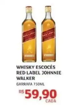 Assaí Atacadista Whisky Escocês Red Label Johnnie Walker oferta