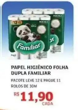 Assaí Atacadista Papel Higiênico Folha Dupla Familiar oferta