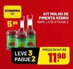 Supermercado Cubatao Kit molho de pimenta kenko oferta
