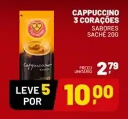 Supermercado Cubatao Cappuccino 3 corações sabores oferta
