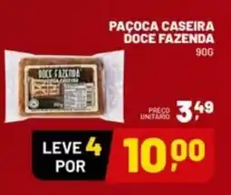 Supermercado Cubatao Paçoca caseira doce fazenda oferta