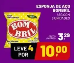 Supermercado Cubatao esponja de aço bombril oferta