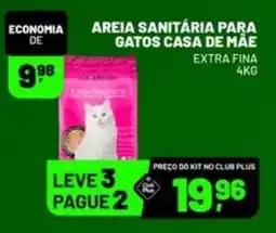 Supermercado Cubatao Areia sanitária para gatos casa de mãe oferta