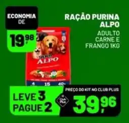 Supermercado Cubatao Ração purina alpo adulto carne e frango oferta
