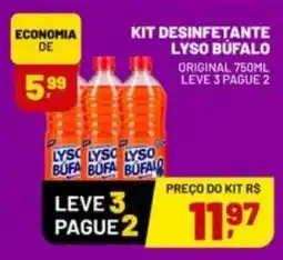 Supermercado Cubatao kit desinfetante lyso búfalo oferta