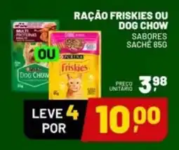 Supermercado Cubatao Ração friskies ou dog chow sabores oferta