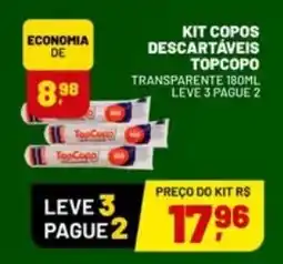 Supermercado Cubatao kit copos descartaveis topcopo oferta