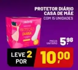 Supermercado Cubatao protetor diário casa de mãe oferta