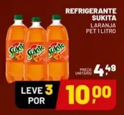 Supermercado Cubatao Refrigerante Sukita Laranja oferta