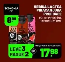 Supermercado Cubatao Bebida Láctea Piracanjuba Proforce oferta