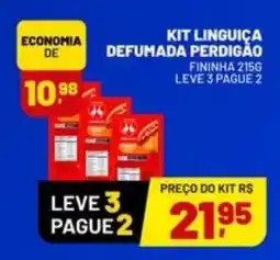 Supermercado Cubatao kit linguiça defumada perdigão oferta