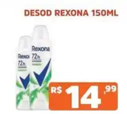 Supermercados Pague Menos Desod rexona oferta