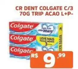 Supermercados Pague Menos Colgate dent c/3 oferta