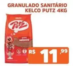 Supermercados Pague Menos Granulado sanitário kelco putz oferta