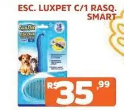 Supermercados Pague Menos Escova luxpet c/1 rasq. smart oferta