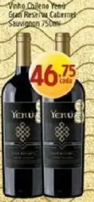 Supermercados Guanabara Vinho Chileno Yend Gran Reserva Caberne Sauvignon oferta