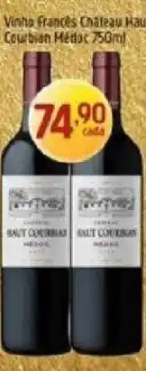 Supermercados Guanabara Vinho Francês Chateau Haut Courbian Médoc oferta