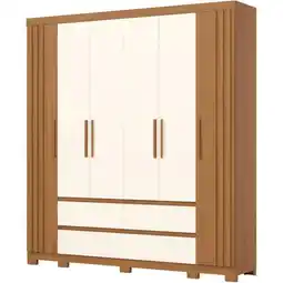 Benoit Guarda Roupa / Roupeiro Henn Riade 6 Portas e 4 Gavetas MDP 230 x 211,5 x 47,5cm oferta