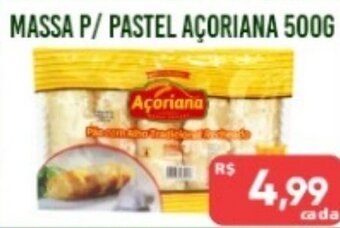 Supermercados Tischler Massa p/ Pastel Acoriana 500g oferta