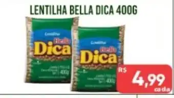 Supermercados Tischler Lentilha Bella Dica 400g oferta