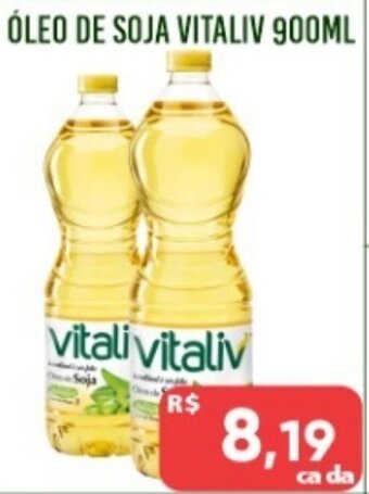 Supermercados Tischler Oleo de Soja Vitaliv 900ml oferta