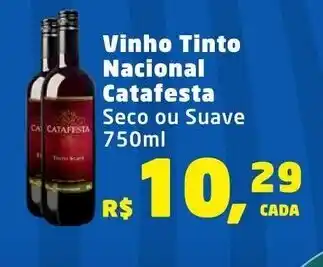 Mix Mateus Vinho Tinto Nacional Catafesta 750ml oferta