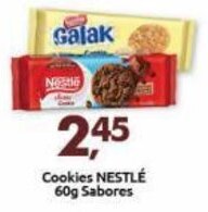 Supermercados Nori Cookies Nestle 60g sabores oferta