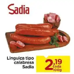 Carrefour Linguica tipo calabresa Sadia oferta