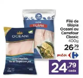 Filé de tilápia