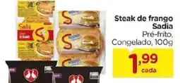 Carrefour Steak de frango Sadia oferta