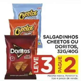 Salgadinhos cheetos ou doritos