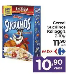 Carrefour Cereal Sucrilhos Kellogg's oferta