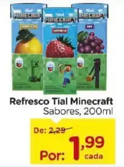Carrefour Refresco tial minecraft sabores oferta