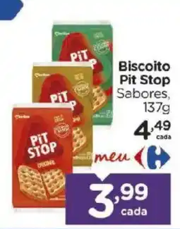 Carrefour Biscoito Pit Stop Sabores oferta