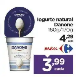 Carrefour logurte natural danone oferta