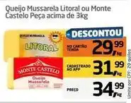 Tenda Atacado Litoral - queijo mussarela oferta