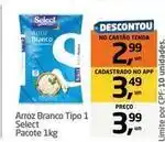 Tenda Atacado Select - arroz branco tipo 1 oferta