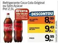 Tenda Atacado Coca-cola - refrigerante original ou sem açúcar oferta