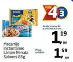 Tenda Atacado Renata - macarrão instantâneo lámen oferta