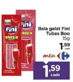 Carrefour Bala gelat fini tubes boo oferta