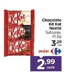 Carrefour Chocolate Kit Kat Nestlé Sabores oferta