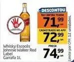 Tenda Atacado Johnnie walker - whisky escoces red label oferta