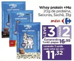 Carrefour Whey protein +Mu oferta