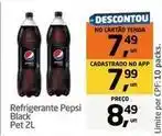 Tenda Atacado Pepsi - refrigerante black oferta