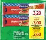 Atacadão Brandini - macarrão de sêmola oferta